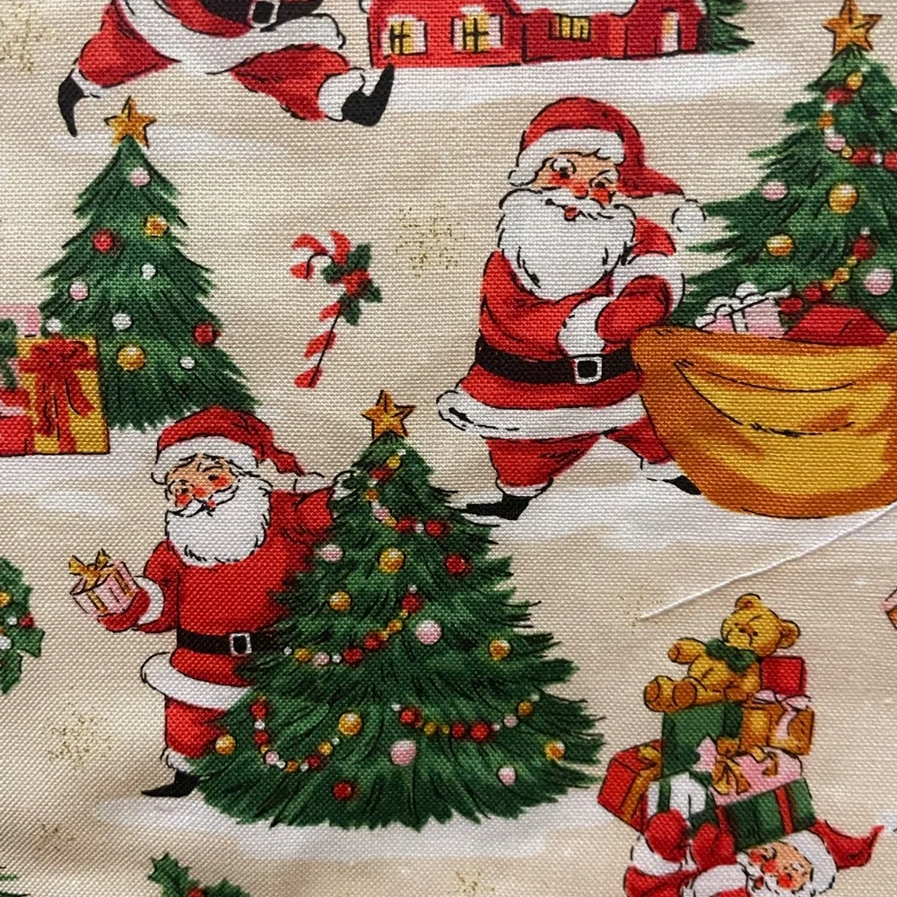 Festive Santa and Tree Burp Cloths